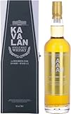 whisky kavalan avis Perfecto como un regalo Kavalan Single Malt Whisky ex-BOURBON OAK 46% Vol. 0,7l in Giftbox