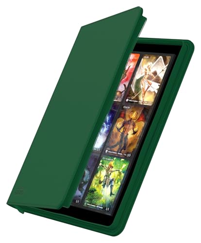 Image of Ultimate Guard Zipfolio 360 - 18 Pocket Xenoskin Green