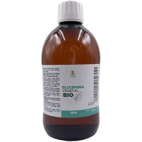 500 ml - Oral and cosmetic glycerine, Purity +98% BIO(Vegetal glycerine). Edible glycerine, cosmetic, skin, hair. Natural glycerine Cover