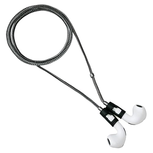Tapper Hematite Black Plated Mesh Chain for AirPods & AirPods Pro