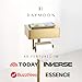Day Moon™ Gold Toilet Paper Holder Free Standing Toilet Paper Holder with Storage - Toilet Paper Stand and Tissue Holder for Bathroom - Toilet Paper Holder with Shelf and Wipe Holder
