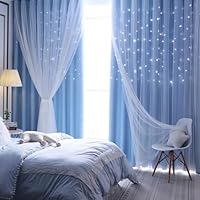 星透かしグラデーションカーテン両開き2枚☆ 41WTWYvmFnL._SS200_.jpg