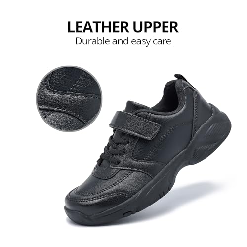 Unisex-Child Tennis Sneakers School Cheer Shoes for Boys Girls Non Slip Casual Uniform Dress Shoes for Little Kid/Big Kid4