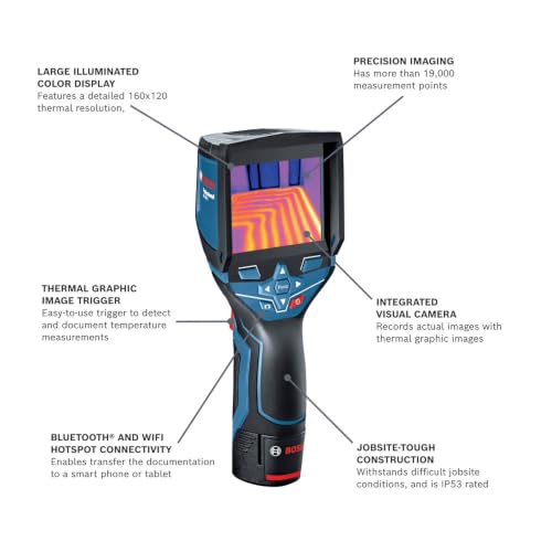 Image of BOSCH PRO GTC400C 12V Max Connected Thermal Camera
