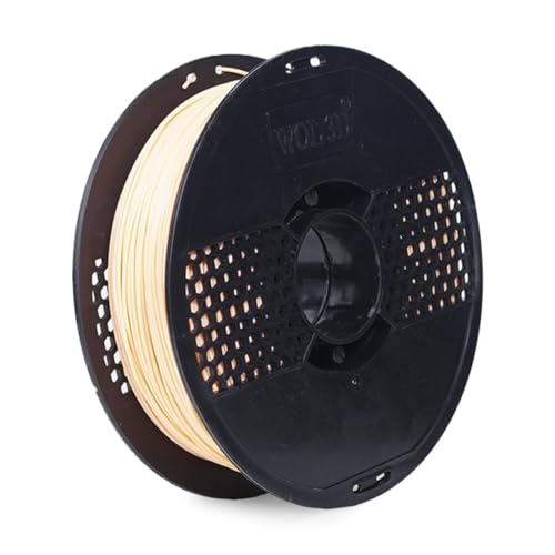 Image of WOL3D PLA PRO+ (Skin) 3D Printer Filament Roll, 1kg Net Weight, Flexibility, Eco-Friendly, Low Warping Output, 1.75mm Diameter ±0.02mm Accuracy, Ideal for DIY Makers, Compatible