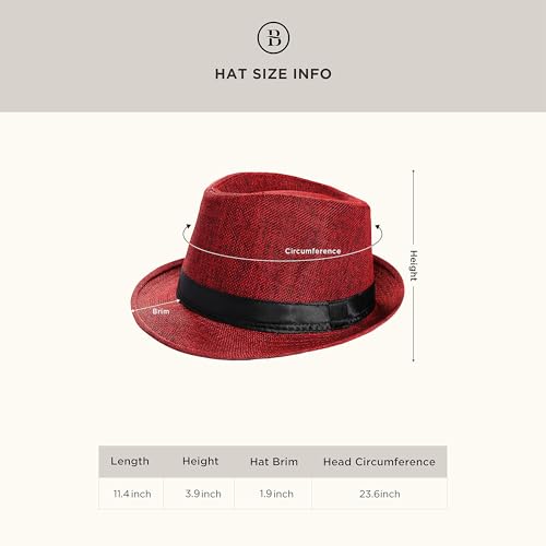 Image of BABEYOND 1920s Mens Gatsby Gangster Accessories Set Panama Hat Suspender Bow Tie