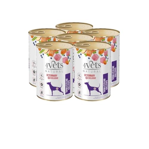 WESTHO 4Vets Gastro Intestinal Premium 6 x 400 g Nassfutter für Hunde | Getreidefrei | Für die Magen-Darm unterstützung | Hundefutter nass von Tierärzten