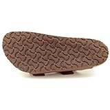 Birkenstock Women's Arizona Birko-Flo Dark Brown Birko-flor Sandals - 38R EU (US Men's 5-5.5, US Women's 7-7.5) - Image 5