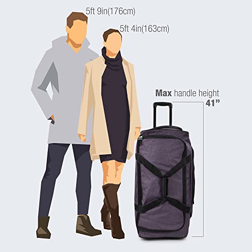 Pacific Gear Duffel Bag with Rolling Wheels by Pacific Gear - Image 4