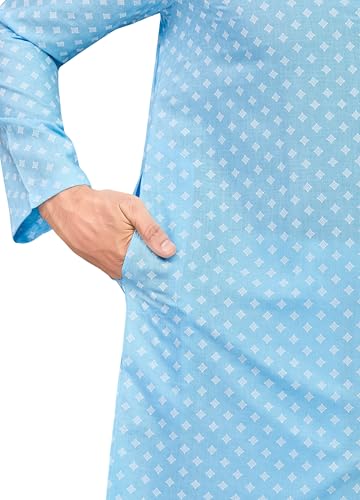 Image of Studio Shringaar Men's Cotton Relaxed Fit Straight Kurta