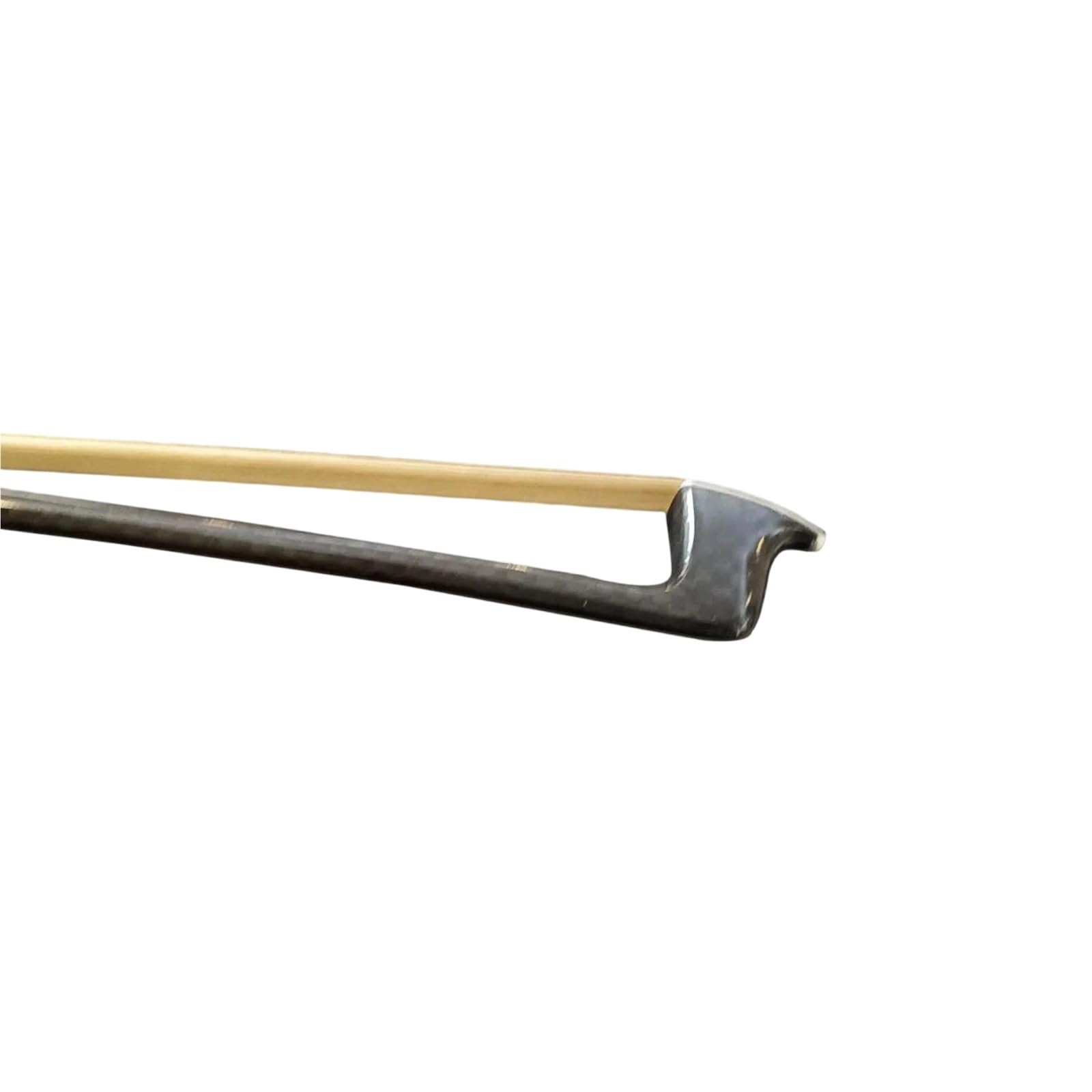 Miłośnicy Muzyki Łuk Skrzypcowy 4/4 3/4 1/2 1/8 Skrzypce Łuk Czarna Krata Włókno Węglowe Końskie Włosie Heban Żaba Część Instrumentów Muzycznych(1/2 5pcs)