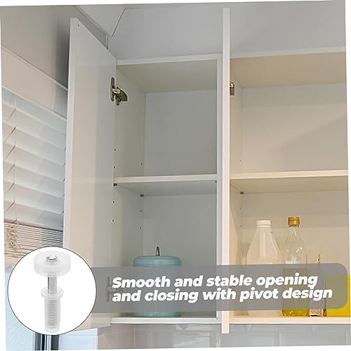 POPETPOP Kit de 4 bisagras plegables para puerta doble con pivote, bisagras de acero inoxidable para puertas residenciales y comerciales miniatura 7