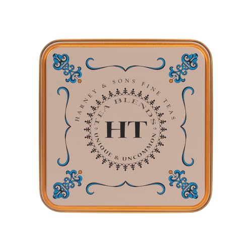 Image of Harney & Sons HT Horchata Oolong Tea, 20 Sachets in Tin | Oolong tea with cinnamon, vanilla and creamy horchata-inspired flavor. Contains caffeine.