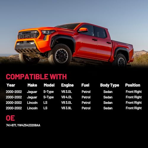 Image of BDFHYK 741-877 Power Window Regulator with Motor Front Right Compatible with Jaguar S-Type 2000-2002, Lincoln LS 2000-2002