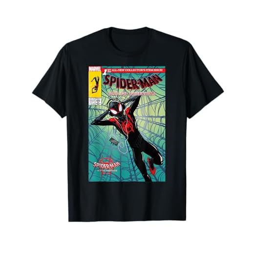Marvel Spider-Man Spiderverse Collectors Comic Cover T-Shirt