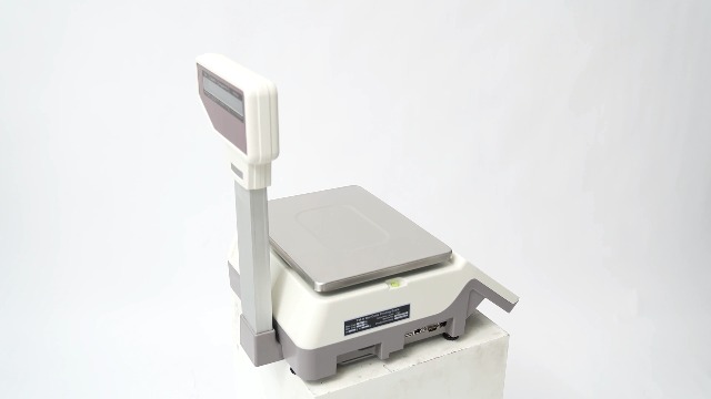 Báscula comercial digital 110V con impresora térmica miniatura 7
