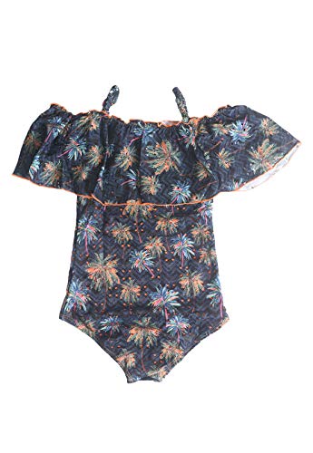 Biquíni Kids Ciganinha Coqueiro Zig - Estampa Preto Coqueiro Zig - M