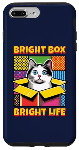 iPhone 7 Plus/8 Plus Pop Art Cat Birght Box Bright Life Case