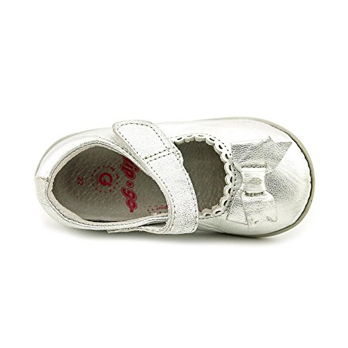 Pediped Girls Grip Betty - K Mary Jane Flats, Silver, 5.5 Toddler Us #TOP2