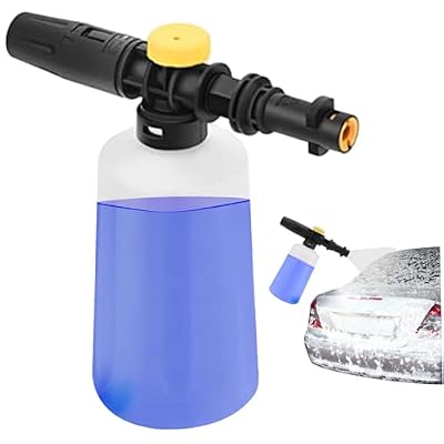 Snow Foam Lance, 750ML Adjustable Pressure Foam Cannon, Car Wash Soap Bottle for Pressure Washers