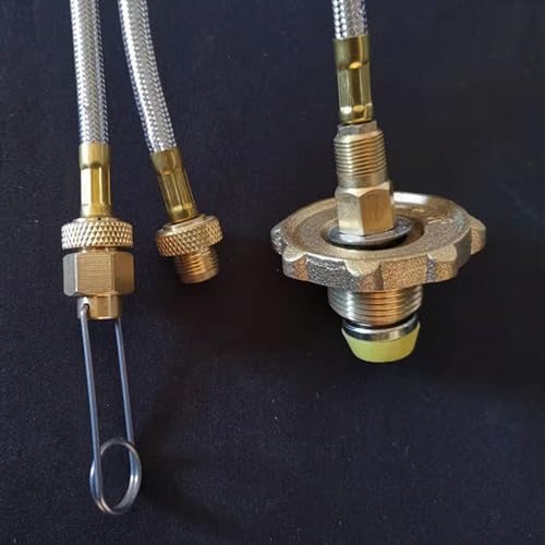 Valves de sortie doubles adaptateur camping multi-usage cuivre aluminium