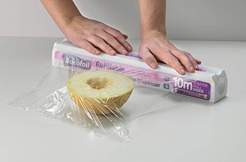 Bacofoil Refillable EasyCut Cling Film Dispenser, 10m