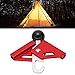 Leapiture Tent Pole Tips caps Enduring Tent Pole End Thimble Camping Tent Rod End caps Suitable for Going Camping Picnic Party Set Up Tent (Red)