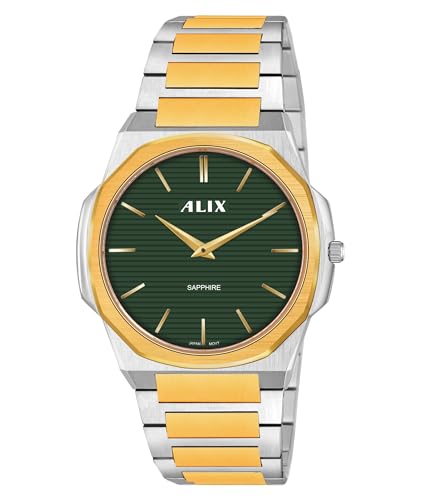 Image of ALIX AL2913 Men's Waterproof Multifunctional Stainless Steel Strap Quartz Analog Watch