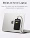 Afterplug 2-Fächer Haftende Festplattenhalterung für Laptop, Aufklebbare Tasche für Externe Portable SSD, HDD, schlanke Maus und Kabel (Klein - passt für SSD)