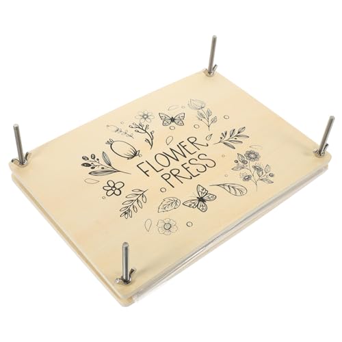 Presse à fleurs en bois Angoily kit séchage de plantes pour gaufrage floral