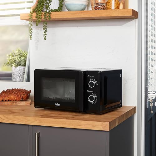 Beko MOC20100BFB Mikrowelle, 700 W, 20 L, Auftaufunktion, schwarz