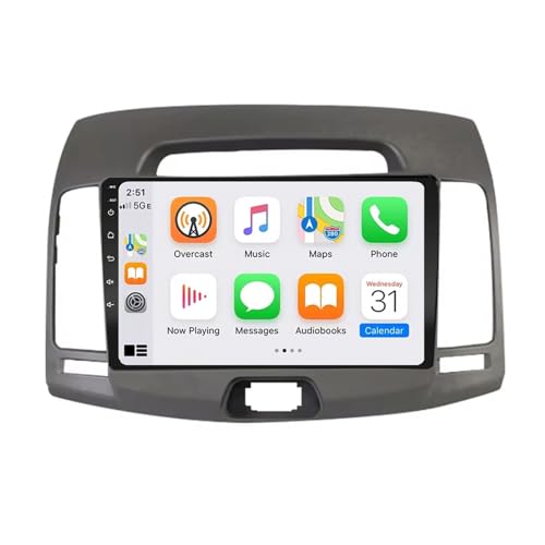 Pantalla de coche para Hyundai Elantra 2006-2011 Carplay inalámbrico y Bluetooth 4G+64G