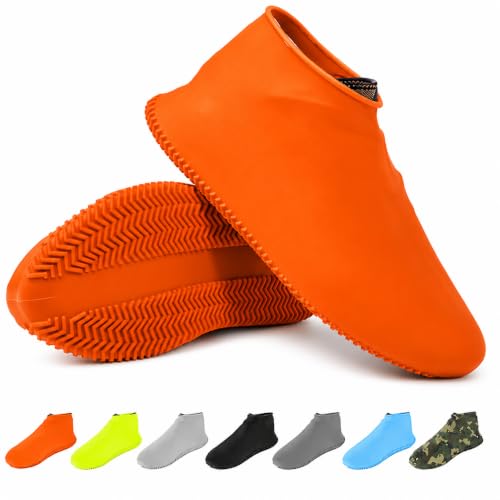 Image of Water Proof Shoes Cover, Waterproof Shoe Cover for Trekking Travel, Rain Coat for Shoes, Rains Shoes Covers, Waterproof Silicone Shoe Cover with Non Slip Grip, Foldable Reusable Rain Protection
