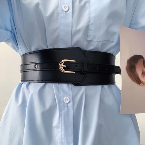 Outerwear Waist Belts Wide Retro Versatile Fashionable Decorative Waist Belt Suitable for Suits Dresses Coats3