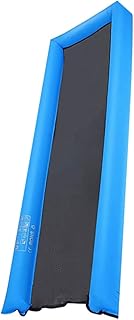 Veemoon Floating Row Pool Floats for Adults Inflatable Floating Bed Swimming Floating Pad Swimming Mat Inflatable Floating Pad Inflatable Floating Bed 100% Nylon Blue Foldable Swimming Bed