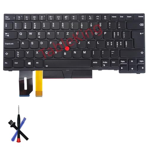 Clavier Lenovo T14 Gen1 Gen2 rétroéclairé suisse pour réparation efficace