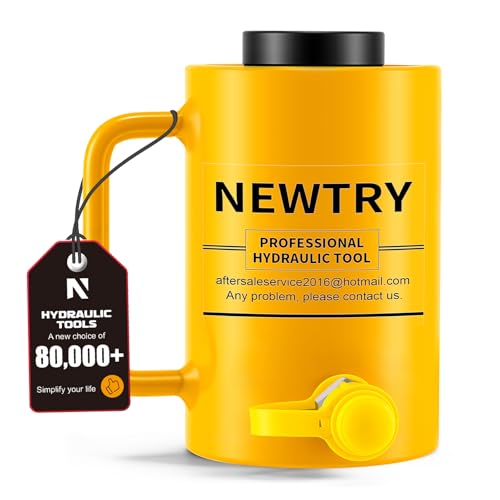 Image of NEWTRY 30 ton Hydraulic Hollow Jack Cylinder 2'' Stroke Porta Power Ram Industrial Lifting Jack Retract Automatically