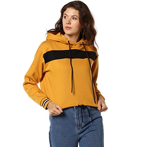 Image of PINACOLADA Women Red Crop Casual Sweatshirt