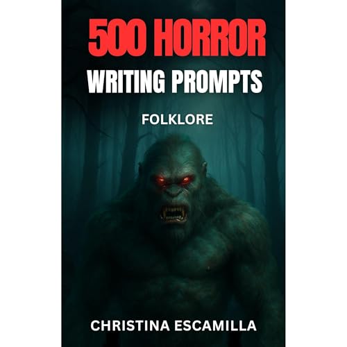 500 Horror Writing Prompts Audiolibro Por Christina Escamilla arte de portada