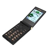 Topiky 4G Klapptelefon, Dual Screen Dual SIM Seniorenhandy mit LED Taschenlampe, 5900 mAh, für ältere Menschen mit Kamera, FM Radio (Trüben)