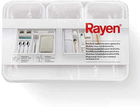 Rayen - Set de 8 Bandejas Modulares para Cajones, Multiusos y Api...