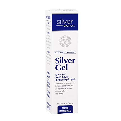 American Biotech Labs Silver Biotics Silver Gel Infused w/SilverSol Nano-Silver Technology 4oz