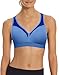 Champion Women's V-Neck Racerback Sports Bra, Moisture-Wicking Athletic Sports Bra for Women, Moderate Support Sports Bra
