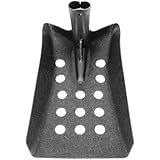 Luxshiny Metall Siebschaufel Quadratisch mit Löchern Tragbare Schlammschaufel für Abwasserkanäle Abflüsse und Gräben Vielseitiges Reinigungswerkzeug für Garten und Kanalpflege