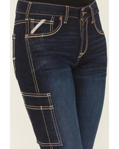 Image of Ariat Womens WMS Rebar Pr Str Riveter Slim Jn