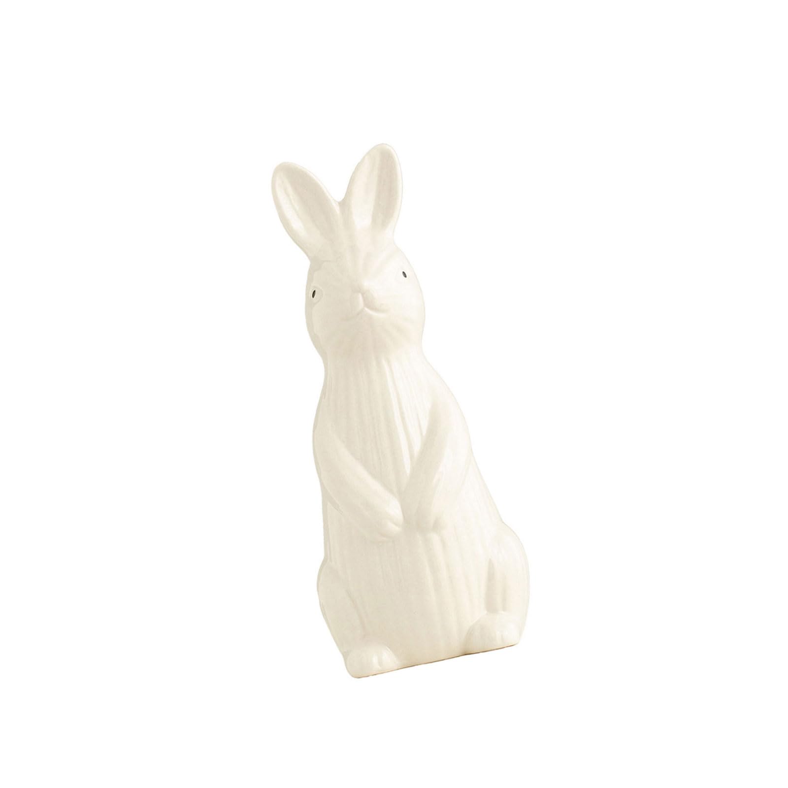Zxfdsfdbnm Minimalists Ceramic Rabbits Ornament Decorative Animal Sculpture for Shelf Gaps and Workspaces Decoration Ceramic Lagomorph Figurine