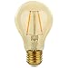 Produktbild NCC-Licht LED Filament Leuchtmittel 2W ~ 24W Gold klar Retro Shine extra warmweiß 2400K Nostalgie Design Vintage (Birnenform A60)