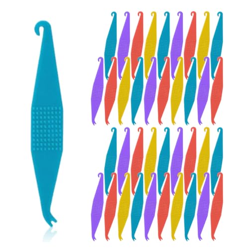 ZOKJSW Orthodontic Elastic Disposable Plastic Braces for Braces Mixed Colour - Pack of 20