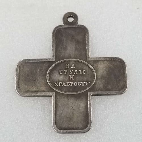 Kocreat Kopieer de Sovjet-Rusland 1794 Cross Shaped Silver Plating Bravery Honor Medaille-USSR Militaire Souvenir Badge Orde van de Patriottische Oorlog Medaille Replica - Image 4