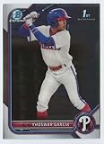 2022 BOWMAN CHROME PROSPECTS #BCP-90 YHOSWAR GARCIA 1ST BOWMAN PHILLIES BASEBALL MLB